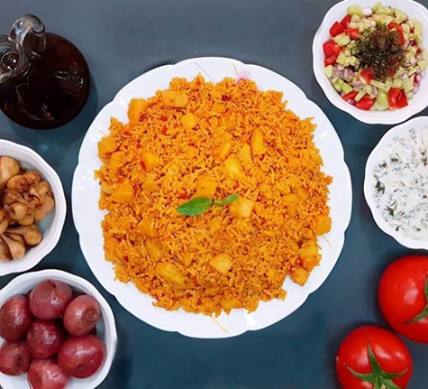  Estamboli Polo (Persian Mixed Tomato Rice)